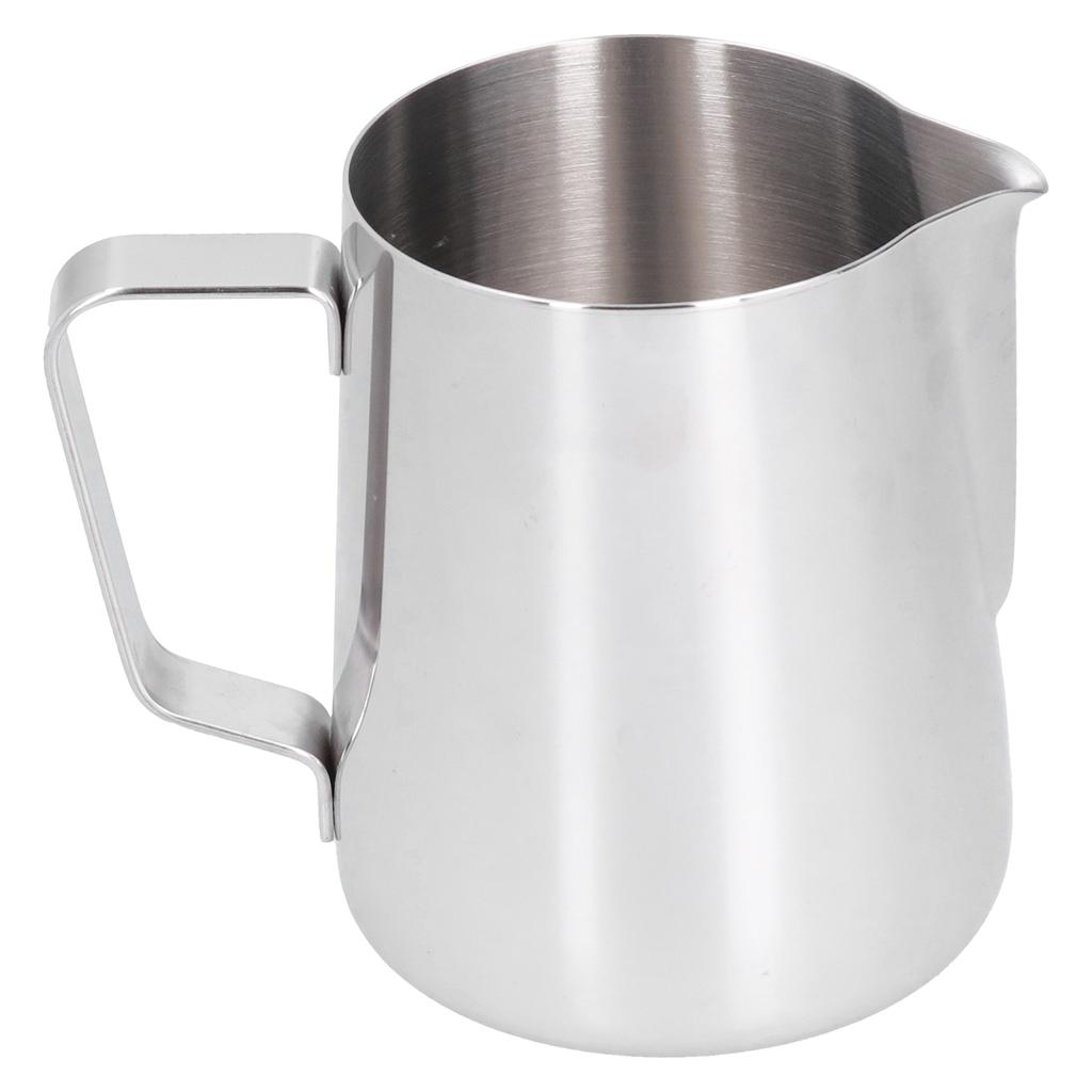 600ml Stainless Steel Frothing Cup Milk Coffee Frothing Pitcher with Thermometer Sticker