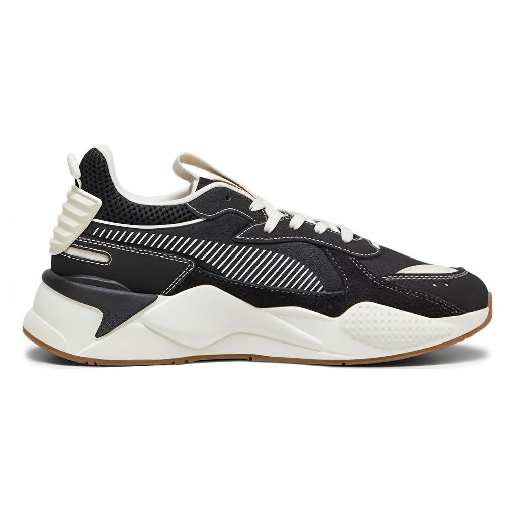 Puma Rs-X Fabric Synthetic Leather Comfortable Shock Absorbing Wear Resistant Low Top Lifestyle Casual Shoes Unisex Casual Shoes Black White 391176-04
