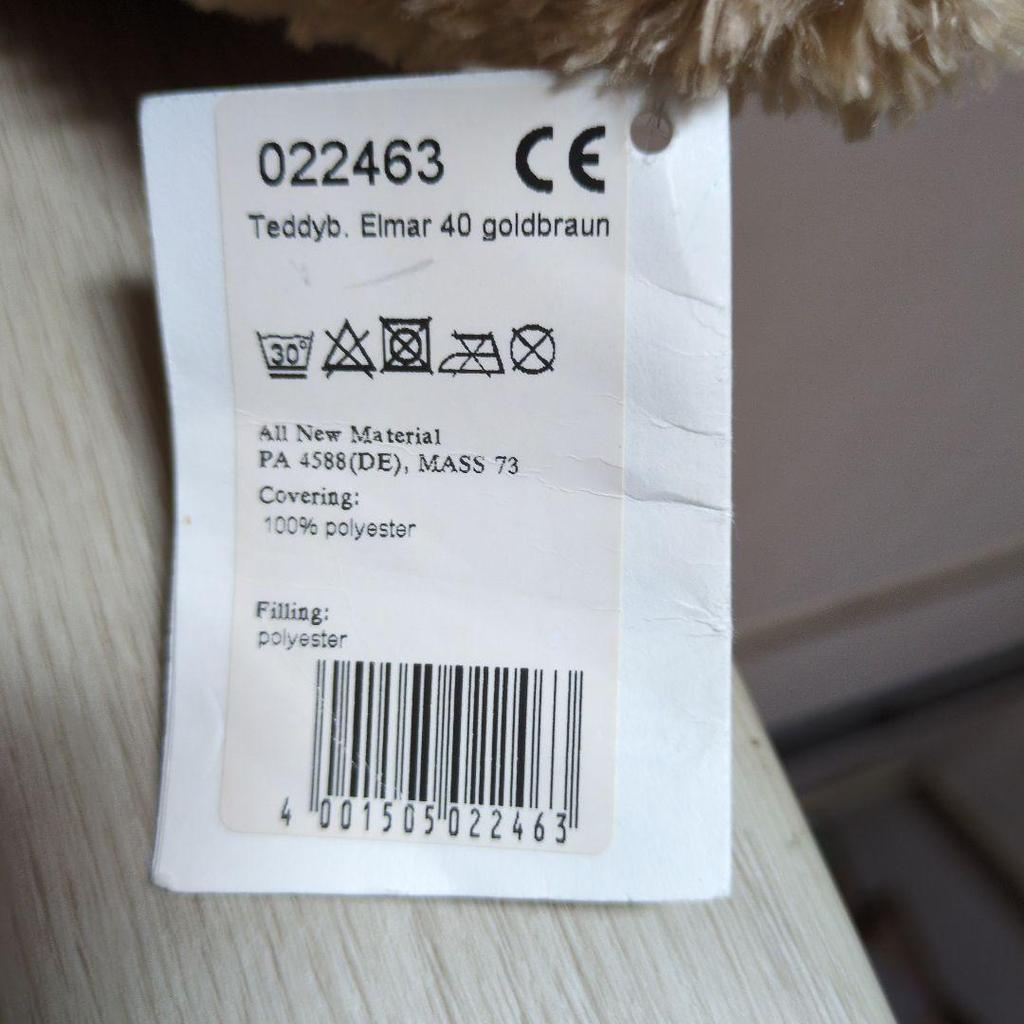 [Б/У] Оригинальный плюшевый мишка Тедди Steiff Elmas