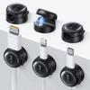 Держатели кабелей для толстых стен, прочные, автомобильные, USB-кабелей, вертикальные, совместимые с зарядкой, LAN, питанием, клавиатурой, мышью, наушниками, черные, магнитные