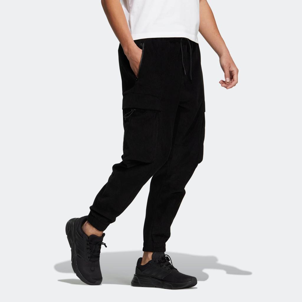 adidas Трикотажные брюки мужские черные HN9005