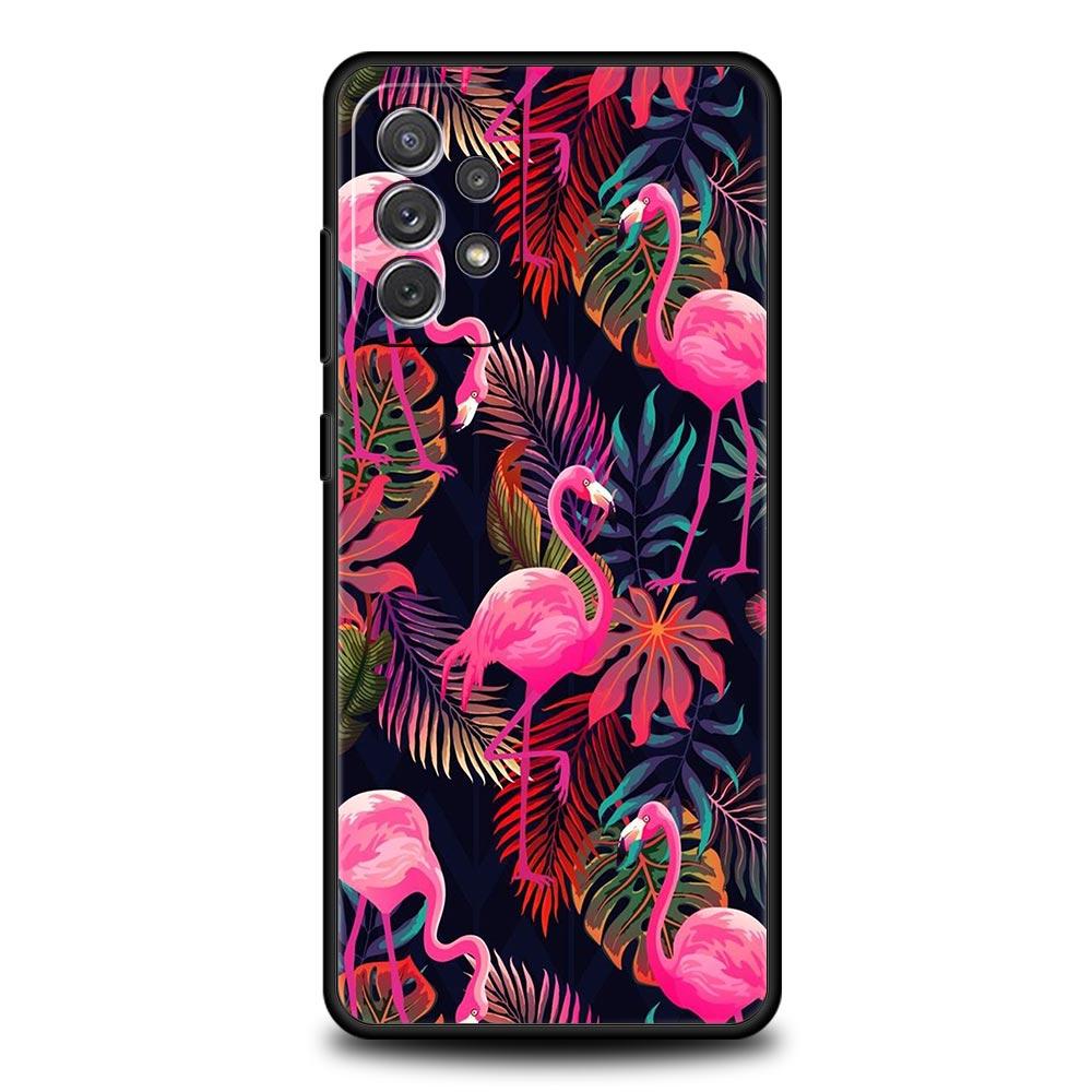 Розово-красный чехол-фламинго для телефона Samsung Galaxy A51 A71 A21S A12 A11 A31 A41 A01 A03s A52 A32 A22 A13 A23 A33 A53 A73 5G