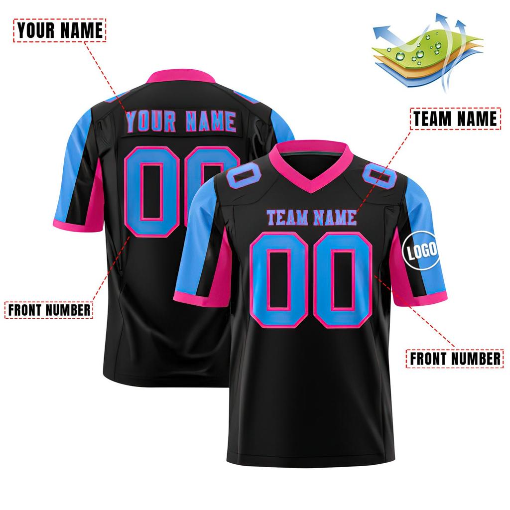 Custom Football Jerseys Personalized Printed Team Name & Number Sports Uniform For Men Women Youth