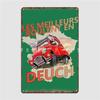 2cv Deuch France Poster Metal Plaque Painting Décor Garage Club Designing Club Home Tin Sign Poster