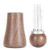 Coffee Stirrer Tool Wood Handle Stainless Steel Needle Easy To Use Multifunctional Coffee Distribution Tool