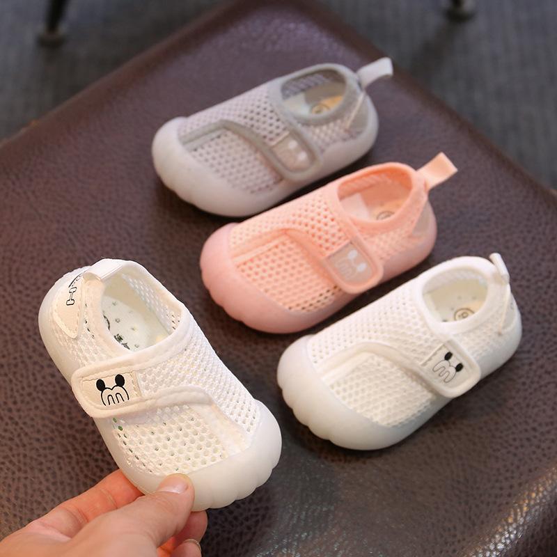 Tênis Baby Shoes Boys/Girls Toddler Shoes 2024 Summer New Boy Breathable Mesh Sports Shoes Girls Soft Sole Mesh Shoes Kids Shoes