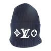 M77872 S Knit Cap Black Wool Women