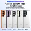 Алюминиевый сплав Рама Теплоотвод Прочный Бронированный Чехол Для S26 Ultra Plus S25 Ощущение голого металла Четыре угла Ударопрочный Жесткий Чехол