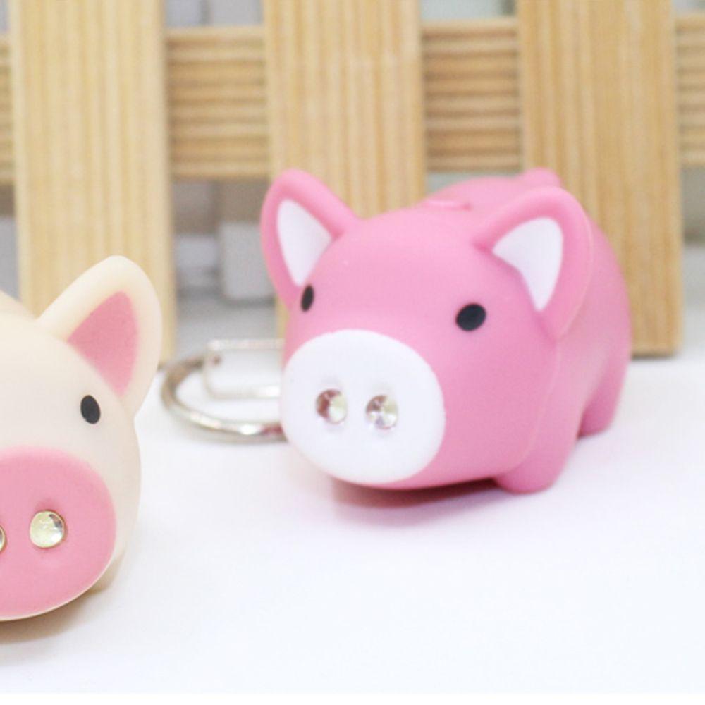 Kids Toy Mini Torch with Sound Flashlight Key Ring LED Key Chains Key Holder