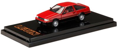 Hobby Japan HJ64 Toyota Corolla Levin AE86 3-дверный GT Apex 1983 Готовая модель HJ643037RK 1/64 Красный/Черный