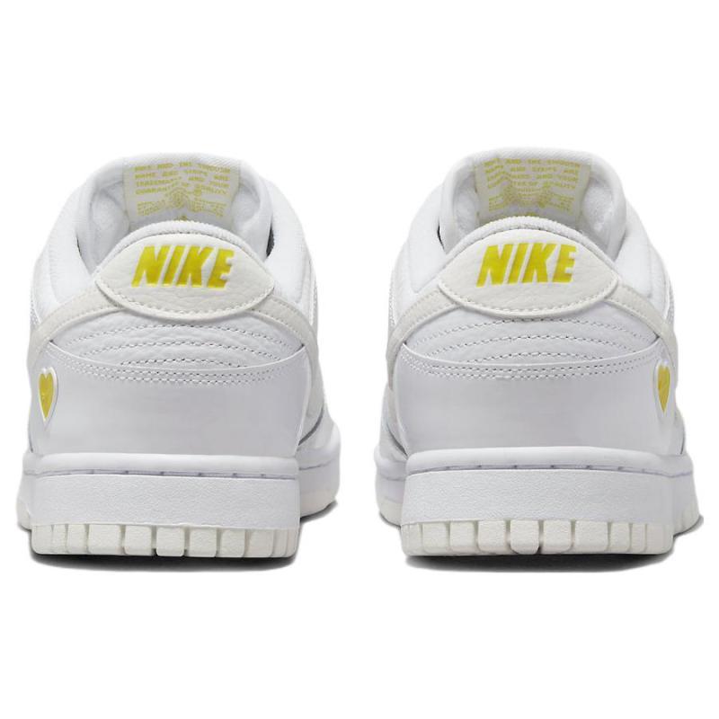 Nike Dunk Low 'День святого Валентина Желтое сердце' Женские кеды для скейтбординга FD0803-100