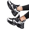 Women New Fashion Platform Sport Shoes Women 2025 New Summer Casual Chunky Sneakers Women Leather Platform Shoes