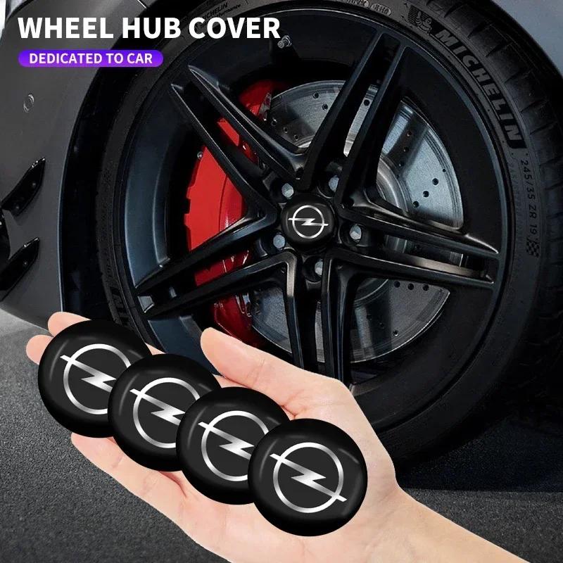 4pcs Car Wheel Center Hub Cap Badge Logo Sticker For Opel Astra H G J Insignia Mokka Zafira Corsa Vectra C D Antara Combo