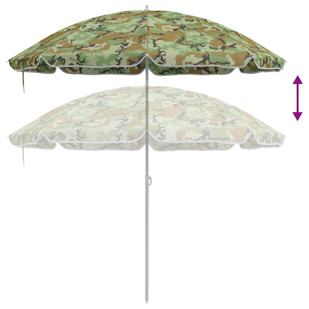 Garden Sun Umbrella 170T Polyester Camouflage Pattern