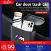 LOHCL1 Car Sticker Car Door Trash Can Eco-Friendly Waterproof Hook Design Auto Accessory For BMW E87 E70 E91 E30 G20 E92 E93 E60 E46 E9
