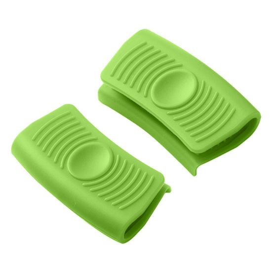 2 шт. силиконовый держатель для горячей ручки, теплоизолированный чехол-рукоятка для чугунных сковородок, сковородок, грилей, антиожоговый зажим