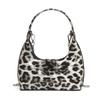 Retro Leopard Print Shoulder Bag Trendy Fashion Underarm Bag Niche High-end Textured Women's Messenger Bag