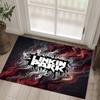 Linkin Park Design Crystal Velvet Carpet Cozy Non?Slip Printed Rug For Bedroom Living Room Entrance