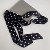 Retro Polka Dot Scarf Printed Long Scarves Sweet Scarf Headband Spring Summer