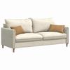 Sofa Cushions 2 Pieces Brown 50 x 30 cm Cord Fabric