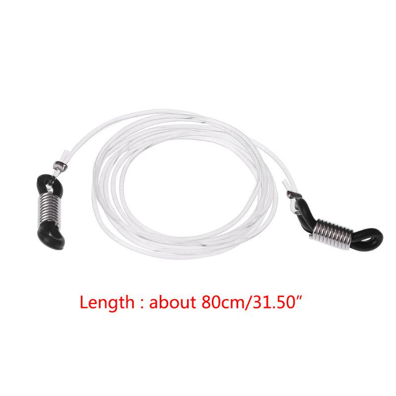 Новые прозрачные очки, противоскользящий ремешок, эластичный шейный шнур, спортивные очки на открытом воздухе, солнцезащитные очки, веревка, держатель