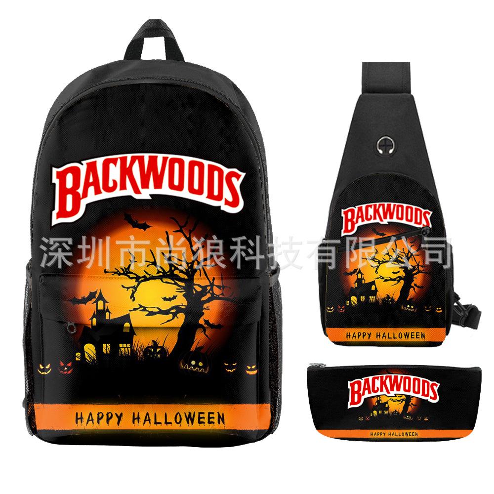 Школьный рюкзак для ученика Backwoods Рюкзак Сумка через плечо Школьная сумка Рюкзак большой емкости Водонепроницаемый рюкзак