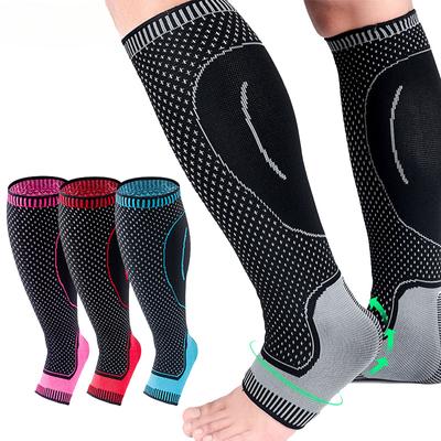 1 пара компрессионных нарукавников для щиколотки/икры — избавляет от подошвенного фасциита, улучшает кровообращение, шину на голень, помогает при восстановлении