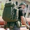 Backpack Rucksack Large Capacity 55L Military Outdoor Survival Camping Climbing [MT] (Olive Drab)