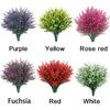 10PCS Artificial Lavender Flower, Outdoor Lavender Flower Plastic Plant, Artificial Flower Artificial Plant, Home Porch Home Decoration