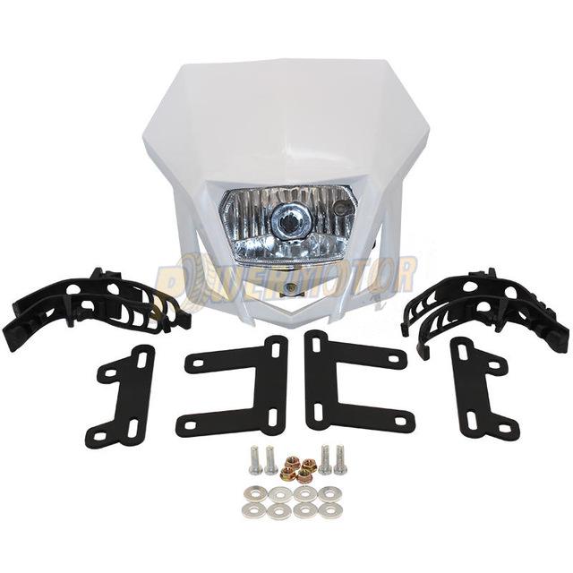 Для Honda CRF230 Фара XR230 Suzuki Kawasaki KLX150 Yamaha WR450 Универсальные Аксессуары для Мотокросса Мотоциклетная Пластина Фары