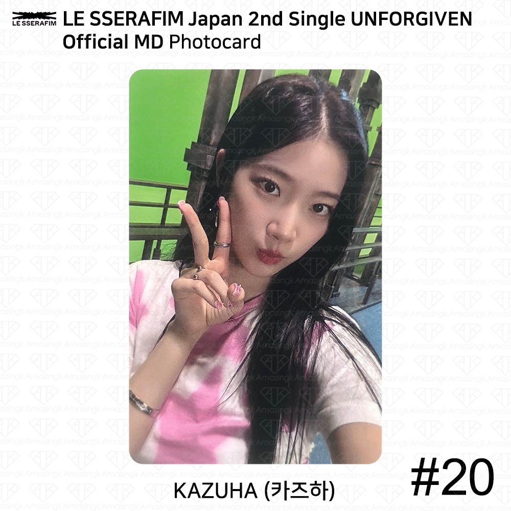 LE SSERAFIM Japan 2nd Single UNFORGIVEN Official MD Random Photocard Chaewon