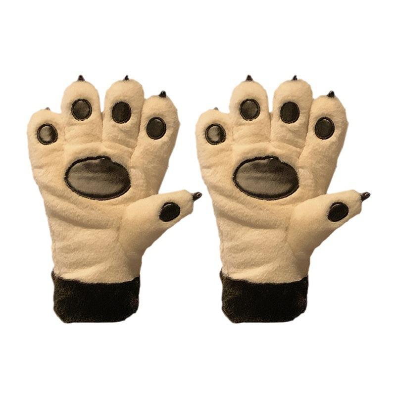 Перчатки Bear для девочек, зимние, теплые, с утолщением из флиса, Bear PAWS, Bear PAWS, для велоспорта, для любителей зимы, с шейным воротником