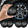 4pcs 56mm 60mm Car Wheel Sticker Center Hub Center Cap Rim Hub Dustproof Cover Emblemem For LEGACY Forester Outback Rally WRX WRC XV Impreza