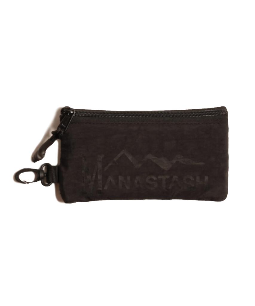Manastash Сумка-кошелек с прозрачным карманом F, Мужская, 010, Черный, 792-3976006
