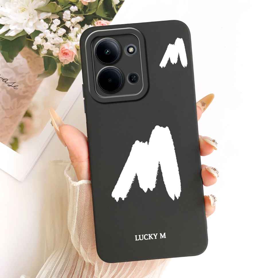 Чехол для Xiaomi Redmi 15C 5G Чехол-крышка Счастливые буквы Чехол для телефона Для Xiaomi Redmi 15C 15 C Redmi15C Redmi15 4G 5G Мягкие Fundas