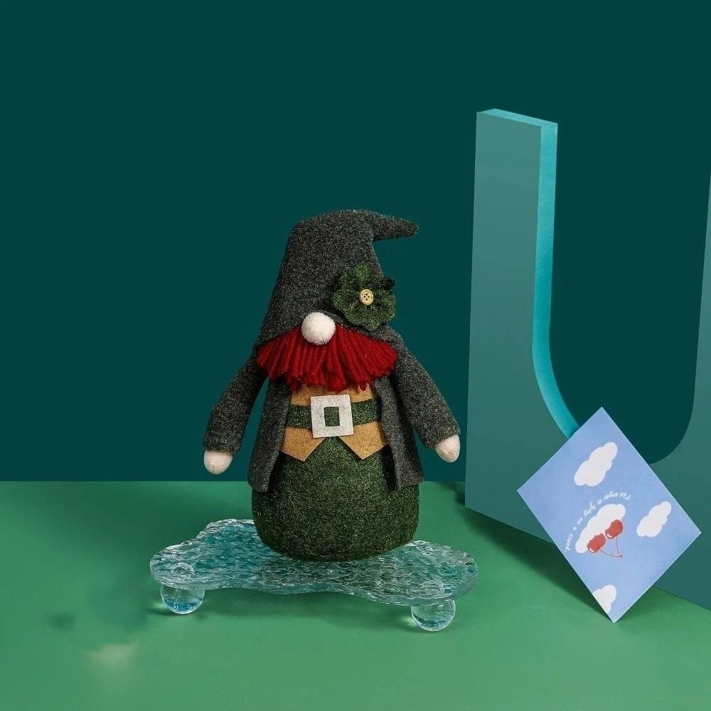 Green Irish Day Dwarf Doll Fashion Novelty Gnome Figurines Exquisite Creative Plush Ornaments Patrick's Day Celebration