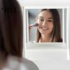 Precision Mirror Non-Reversing True Makeup High Clarity Desktop Vanity Men Women Image Inverted Standing Cosmetic High-precision