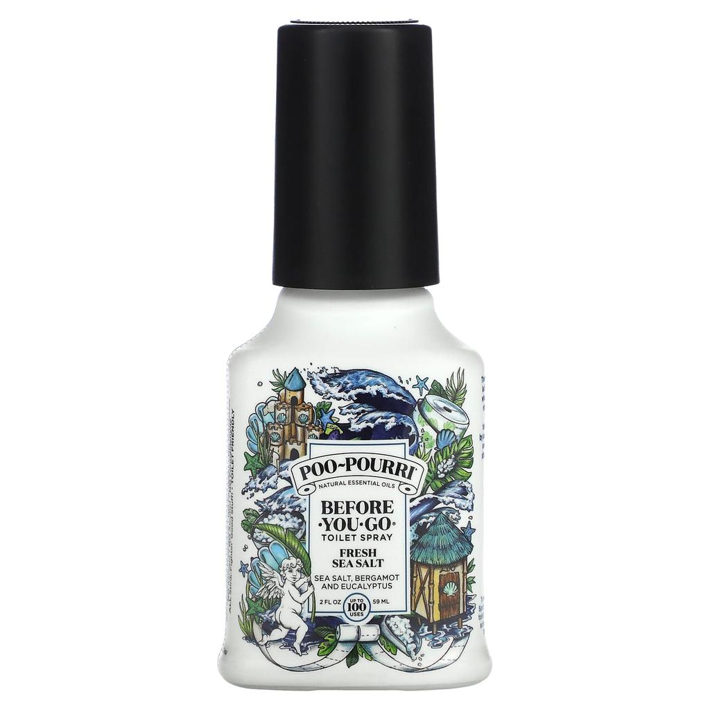POO-POURRI Before Day Soil Spray, Fresh Sea Salt, 59 Ml (2 Fl Oz)