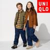 Kids Warm Line Pants  Denim 