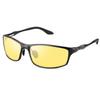 SOXICK Night Polarized Driving Sports Day and Night Yellow UV400 Ultra for Night Black 6128 Men's Sunglasses, Sunglasses, Glasses, Use, Lenses,