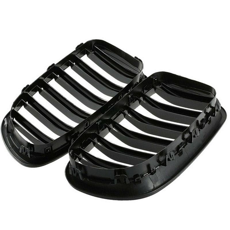 Передняя решетка автомобиля для BMW 5 серии F10 F11 F18 520d 530d 540i 2010 2011 2012 2013 2014 2015 2016 с двумя рейками