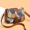 Contrasting Colors Geometric Pattern Fashion Mini Crossbody Bag Daily Lightweight Multifunctional Travel Shoulder Bag