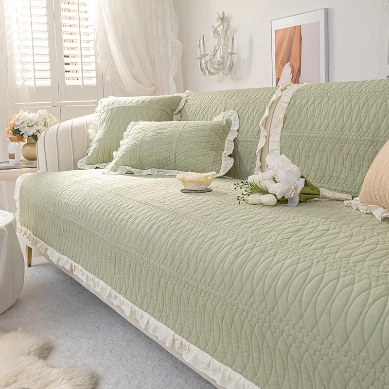 Four Seasons Universal Lace Sofa Cushion New Non Slip Sofa Cushion Simple Modern Home Living Room Sofa Cushion