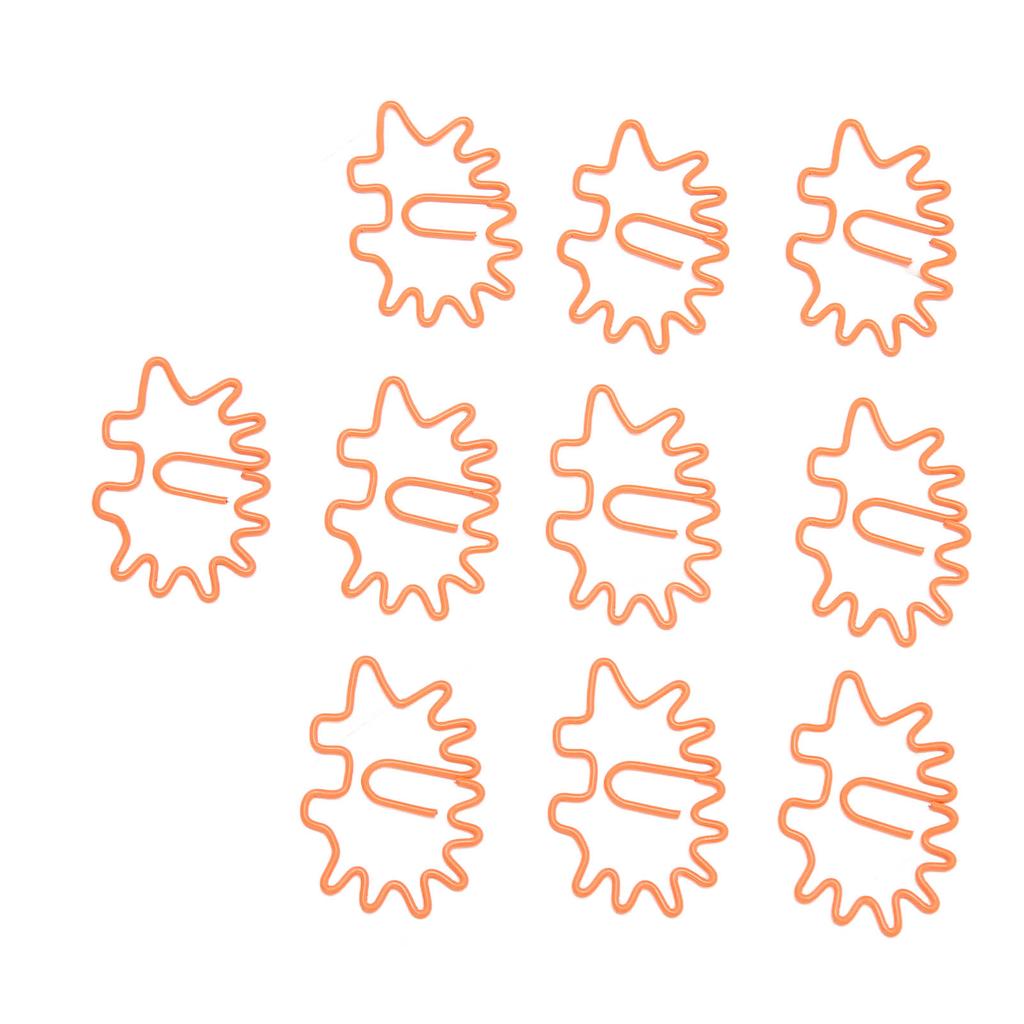 100 шт. скрепок для бумаги, портативные мини-сладкие скрепки в форме ежа, нержавеющие, гальванизированные металлические скрепки для бумаги для F