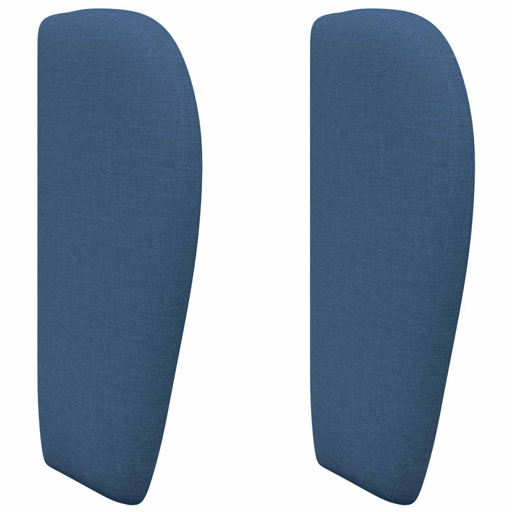 Headboard Ear Blue 40 x 23 x 6 cm Fabric