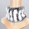 WY Womens Wool Scarf Autumn and Winter Fashion Temperament Scarves Knitted Warm Elastic Head Collars