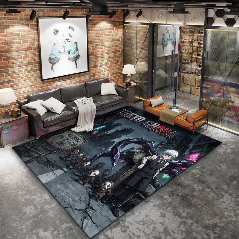 Tokyo Ghoul Carpet Rug For Living Room Bedroom Home Sofa Decoration Kids Play Nonslip Floor Mat