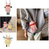 Funny Big Mouth Woven Crossbody Bag For Daily Casual Wear