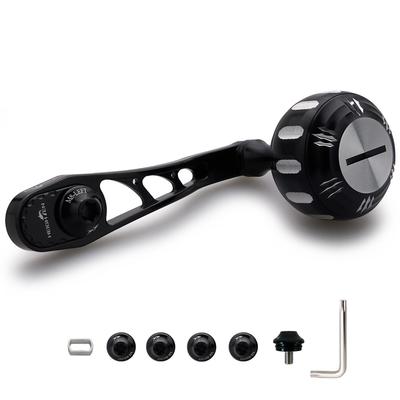 HEIGHTEN Регулируемая ручка катушки с ручкой 35 мм, совместимая с и Abu Baitcasting Arch Hammer Series 65/75 мм ручка, Shimano, Daiwa, катушки, (Чернить &