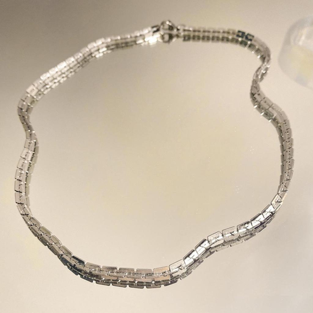 Унисекс ожерелье из титановой стали с кубинской цепочкой: Модный европейский и американский стиль хип-хоп-диско